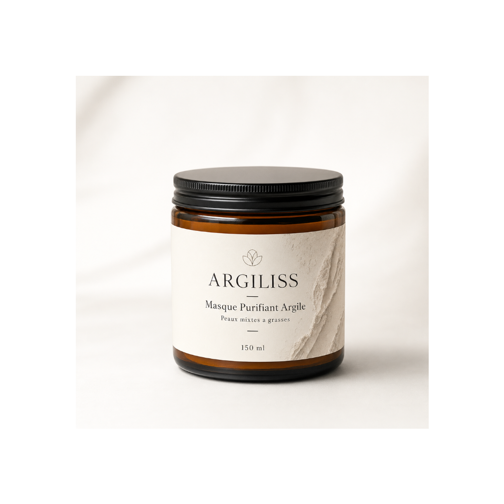 Masque Argile Blanche — Soin Purifiant 100ml